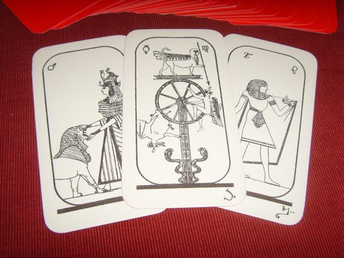 Ancien tarot falconnier - ancien,